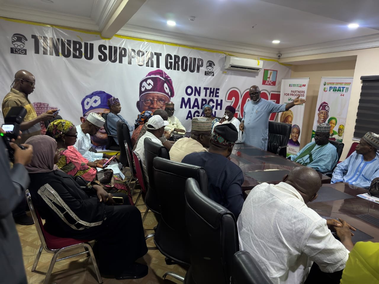 RHGC MEETING WITH TINUBU SUPPORT GROUP RECENTLY.